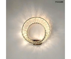9W LED sieninis šviestuvas WAVE, chromo sp., 3000K