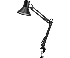 9W LED stalo šviestuvas OFFICE LINE, juodas, 3000K, dimeriuojamas