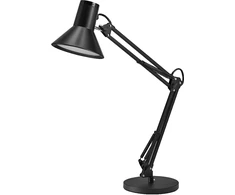 9W LED stalo šviestuvas OFFICE LINE, juodas, 3000K, dimeriuojamas