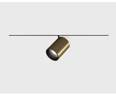 9W LED šviestuvas TUB M į magnetinę sistemą PICO_LINE, žalvario sp., 3000K