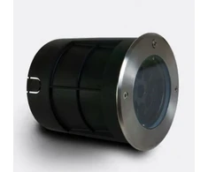9x1,5W LED įleidžiamas į žemę lauko šviestuvas, plieno sp., 3000K, IP67, reguliuojamas šviesos kampas, 69074B/W