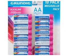 AA / LR6 šarminės baterijos Grundig, 18 vnt