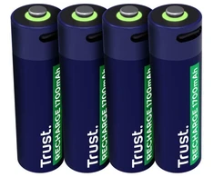 AA „Trust“ įkraunamos USB-C baterijos, 4 vnt.