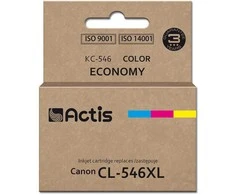 Rašalo kasetė - Actis KC-546 suderinama su Canon CL-546XL Supreme, 15 ml, 180 puslapių, magenta, mėlyna, geltona