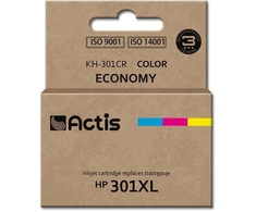 Rašalo Kasetė - Actis KH-301CR Pakeitimas HP 301XL Standartinis Išėjimas Spalvotas