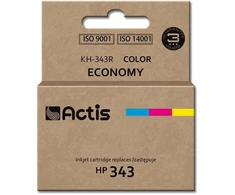 Rašalo Kasetė - Actis KH-343R Suderinama su HP 343 C8766EE Spalvota