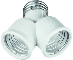 Adapteris E27-2E27