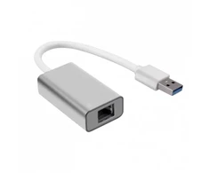 Adapteris LAN / USB-A, sidabro sp.