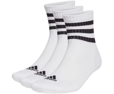 Adidas 3 dryžučių sutvirtintos sportinės vidutinio aukščio kojinės, 3 poros, HT3456