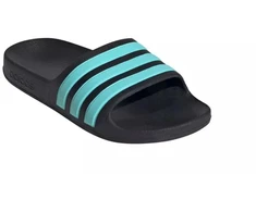 Adidas Adilette Aqua Slides vaikiškos šlepetės juodos ir mėlynos JS2497