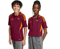 adidas AS Roma 25/26 namų bordo spalvos vaikiški marškinėliai JX2613
