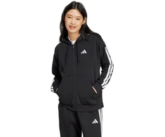 adidas Bazinės 3 juostelių su pilnu užtrauktuku džemperis su kapišonu W JE1283