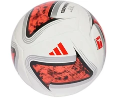 Adidas Bundesliga 26/27 Torfabrik futbolo kamuolys, baltas ir oranžinis, KG6043
