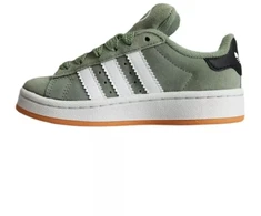 Adidas Campus 00s Sidabriškai žalia/Debesų balta vaikiški sportiniai bateliai - JP5509