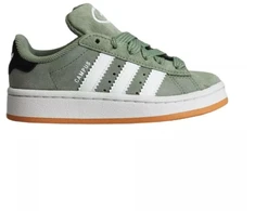 Adidas Campus 00s Sidabriškai žalia/Debesų balta vaikiški sportiniai bateliai - JP5509