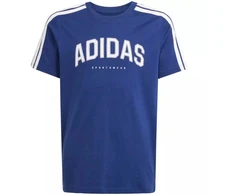 adidas Codes Kolegijos stiliaus grafiniai marškinėliai Tamsiai Mėlyni JL6138