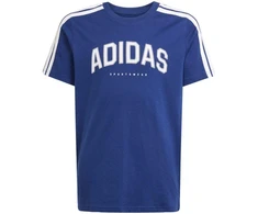 adidas Codes Kolegijos stiliaus grafiniai marškinėliai Tamsiai Mėlyni JL6138