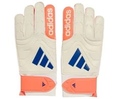 adidas Copa Glove Club futbolo vartininko pirštinės, baltos ir oranžinės JN5339