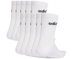 Adidas Cushioned Linear Crew kojinės, 10 porų, baltos, KF9091