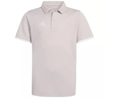 adidas Entrada 26 Polo šviesiai pilki vaikiški marškinėliai JZ6628