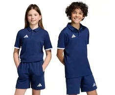 adidas Entrada 26 Polo vaikiški marškinėliai, tamsiai mėlynos, JZ6627