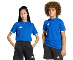 adidas Entrada 26 vaikiški polo marškinėliai mėlyni JZ6625
