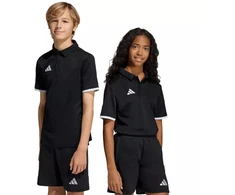 adidas Entrada 26 vaikiški polo marškinėliai juodi JZ6629