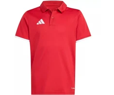 adidas Entrada 26 vaikiški raudoni Polo marškinėliai JZ6626