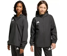 adidas Entrada 26 Visų oro sąlygų vaikiška striukė - Juoda JZ9104