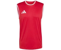 adidas Entrada 26 vyriški marškinėliai be rankovių, raudoni, KB3932