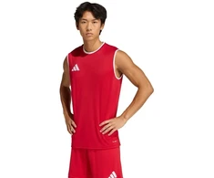 adidas Entrada 26 vyriški marškinėliai be rankovių, raudoni, KB3932