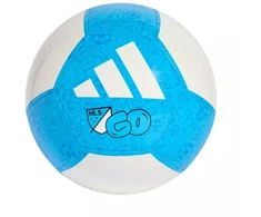 adidas EPP Club futbolo kamuolys baltas ir mėlynas KH0307