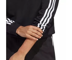 adidas Essentials 3-Stripes French Terry sutrumpintas bliuzonas su gobtuvu moterims IC8767