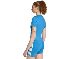 adidas Essentials 3-Stripes Slim Baby stiliaus marškinėliai, šviesiai mėlyni KD2341