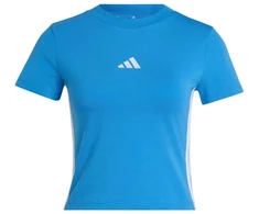 adidas Essentials 3-Stripes Slim Baby stiliaus marškinėliai, šviesiai mėlyni KD2341