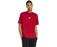 adidas Essentials 3-Stripes Vyriški marškinėliai, Raudoni KD4865
