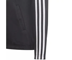 Adidas Essentials 3S Jaunimo džemperis su gobtuvu ir užtrauktuku GQ8356