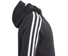 Adidas Essentials 3S Jaunimo džemperis su gobtuvu ir užtrauktuku GQ8356