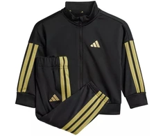 adidas Essentials Climacool Vaikų sportinis kostiumas Juodas ir auksas JC8857