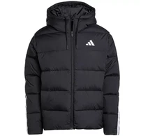 adidas Essentials Climawarm 3 Dryžuotas Dygsniuotas Pūkinis Su Gobtuvu M JM4165