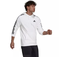 Adidas Essentials Flisinis Džemperis su gobtuvu su 3 juostelėmis M GU2522