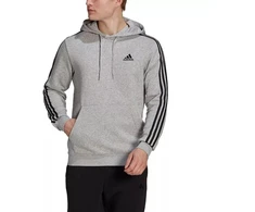 Adidas Essentials flisinis džemperis su kapišonu ir 3 juostelėmis M GK9084