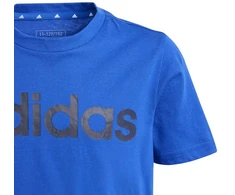 adidas Essentials linijinio logotipo medvilniniai marškinėliai Jr IB4090
