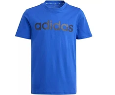 adidas Essentials linijinio logotipo medvilniniai marškinėliai Jr IB4090