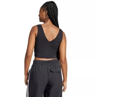 adidas Essentials marškinėliai su mažu logotipu iš medvilnės, moteriški JE1321