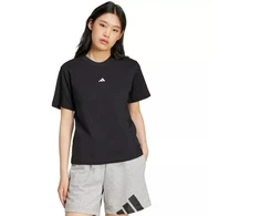 adidas Essentials marškinėliai su mažu logotipu iš medvilnės, moteriški, JC5943