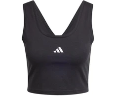 adidas Essentials marškinėliai su mažu logotipu iš medvilnės, moteriški JE1321