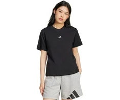adidas Essentials marškinėliai su mažu logotipu iš medvilnės, moteriški, JC5943