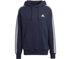 Adidas Essentials prancūziško frotė džemperis su gobtuvu 3 juostelės, M, IC0436