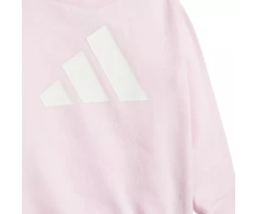 Adidas Essentials Rožinis sportinis kostiumas vaikams JC9645